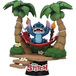 Beast Kingdom - Disney - D-Stage - Stitch Hammock 6" Statue  COLLECTIBLES